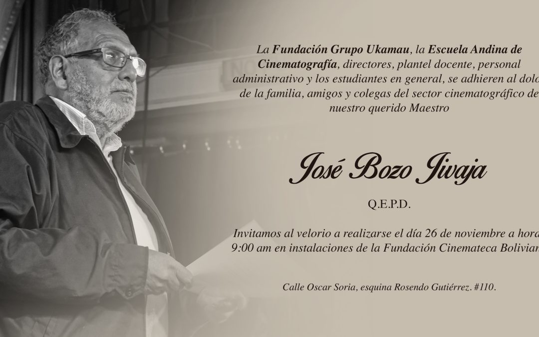 Despedida a José Bozo Jivaja